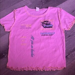 Pink Kids Graphic T-Shirt